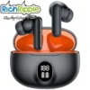 RichRipple New 510C Bluetooth Earphones TWS Wireless Earphone Sports EarPods Digital LED Display Stereo Earphones with Mic 5.3 Bluetooth Type-C In Ear Earbuds With Battery Display